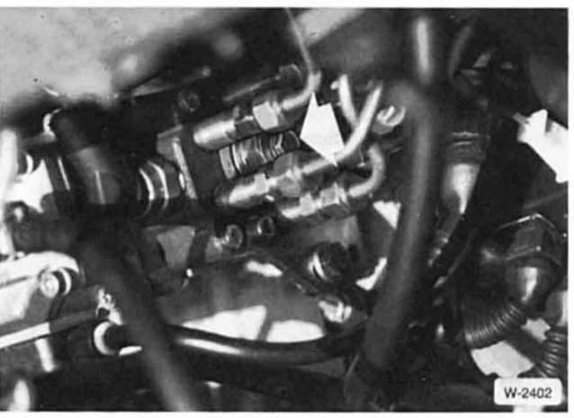 BMW5 Reparaturanleitung. Förderbeginn der einspritzpumpe überprüfen