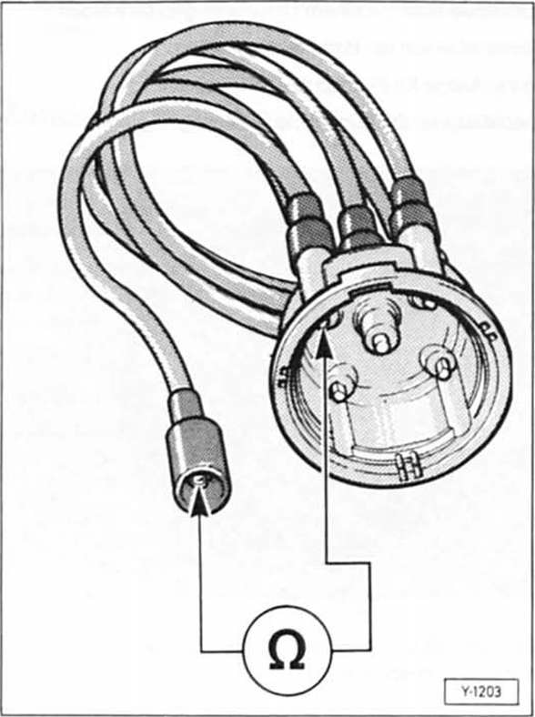 BMW5 Reparaturanleitung. Zündkabel prüfen