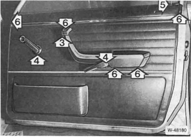 BMW5 Reparaturanleitung. Türverkleidung aus- und einbauen