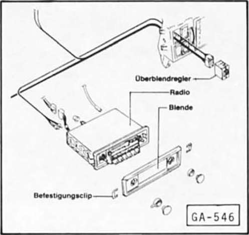 BMW5 Reparaturanleitung. Radio bavaria/s