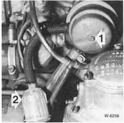 BMW5 Reparaturanleitung. Kraftstoffilter vergasermotoren ersetzen/feinsieb reinigen