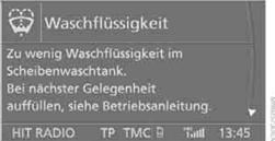 Erläuternde Textmeldungen