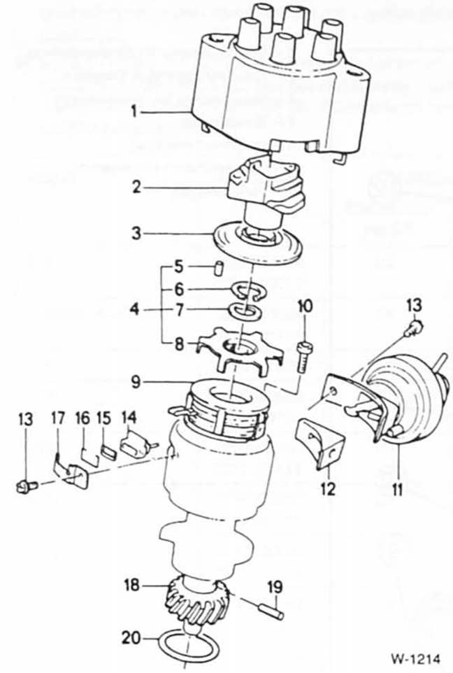 BMW5 Reparaturanleitung. Tsz-zündverteiler