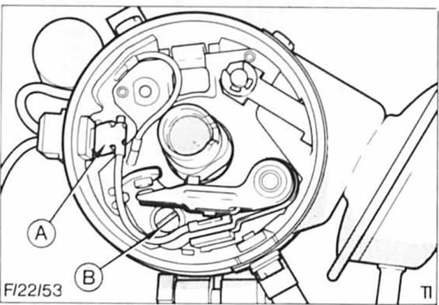 BMW5 Reparaturanleitung. Unterbrecherkontakt ersetzen