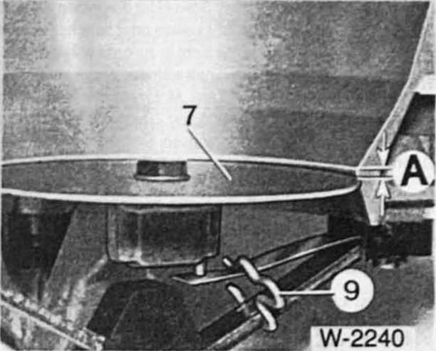 BMW5 Reparaturanleitung. Lage der stauscheibe prüfen und einstellen
