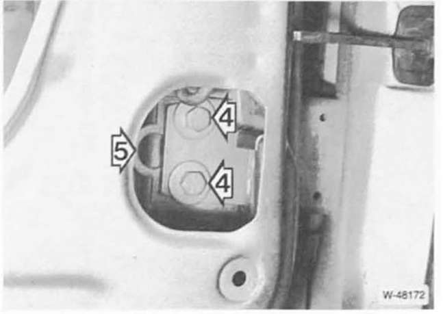 BMW5 Reparaturanleitung. Tür aus- und einbauen/einpassen