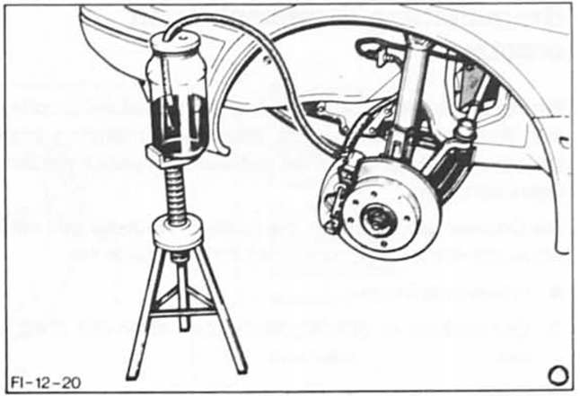 BMW5 Reparaturanleitung. Bremsanlage entlüften