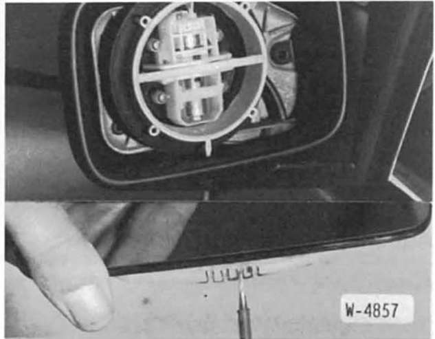 BMW5 Reparaturanleitung. Spiegelglas aus- und einbauen