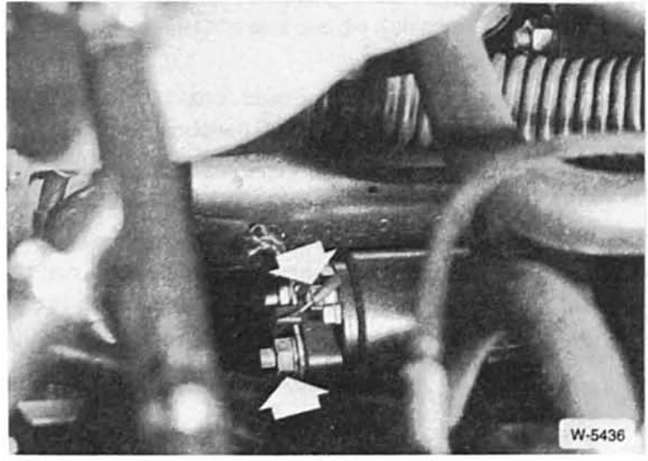 BMW5 Reparaturanleitung. Anlasser aus- und einbauen