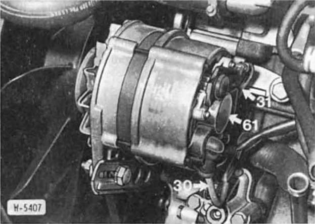 BMW5 Reparaturanleitung. Generator aus- und einbauen